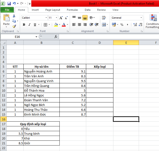 Sử dụng VLOOKUP dò tìm tuyệt đối để lấy dữ liệu