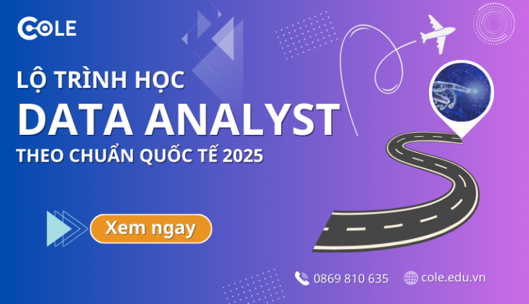 lộ trình học data analyst