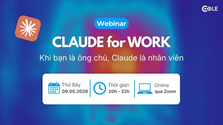 Claude AI for Work: Nhân viên AI tự động hoá quy trình Sale, Marketing & Vận hành 24/7